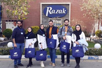 بازدید دانشجویان داروسازی اردبیل از لابراتوارهای رازک