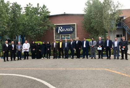 بازدید مدیرعامل شرکت سرمایه گذاری تامین اجتماعی از داروسازی رازک